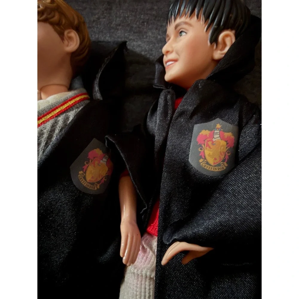 Mattel 2001 Harry Potter Ron Weasley Dolls Gryffindor Robes Sorcerers Stone Lot